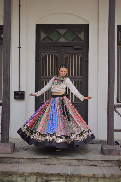 Navratri Special Croptop With Lehenga