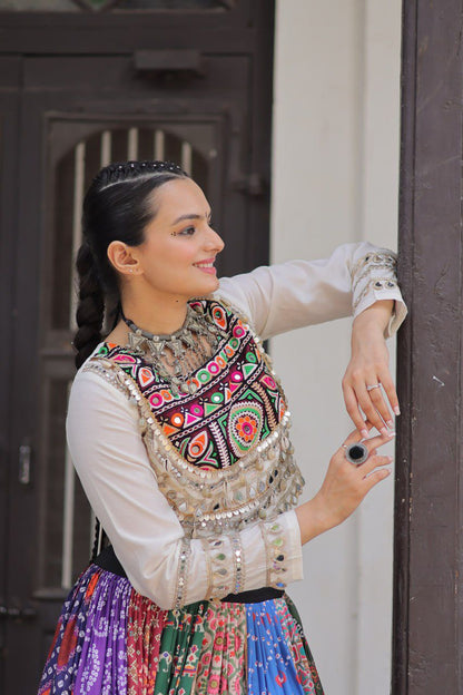 Navratri Special Croptop With Lehenga