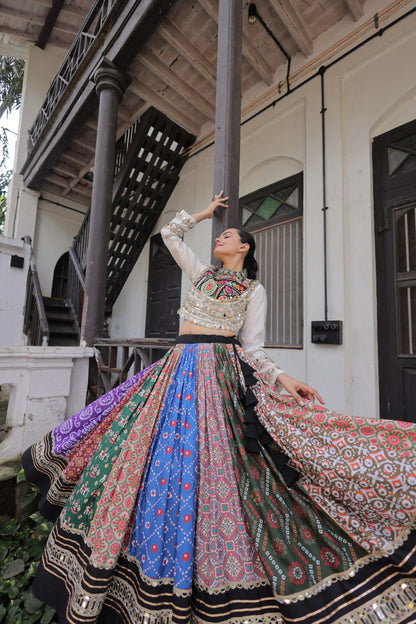 Navratri Special Croptop With Lehenga