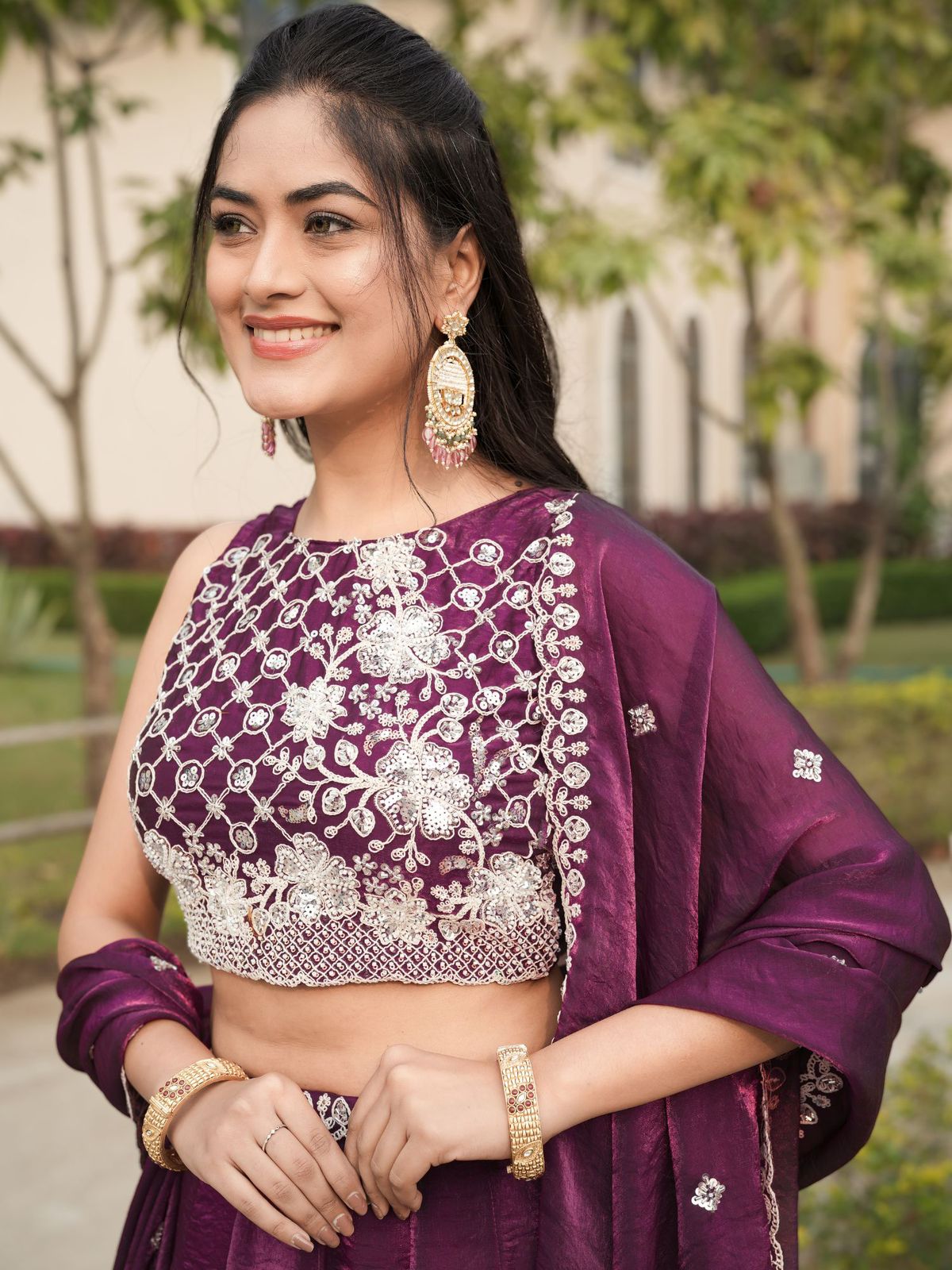 New Arrivals Fendy Silk Lehenga Choli Set
