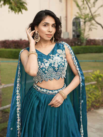 New Arrivals Fendy Silk Lehenga Choli Set