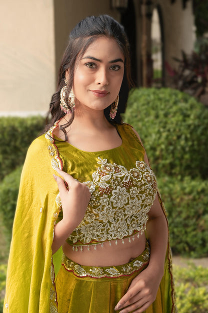 New Arrivals Fendy Silk Lehenga Choli Set