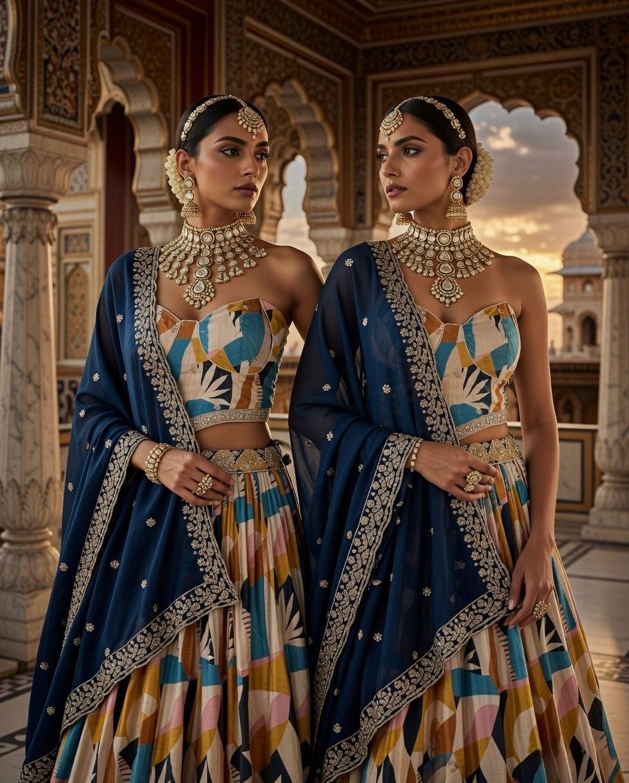 Wedding Pool Party Lehenga Set