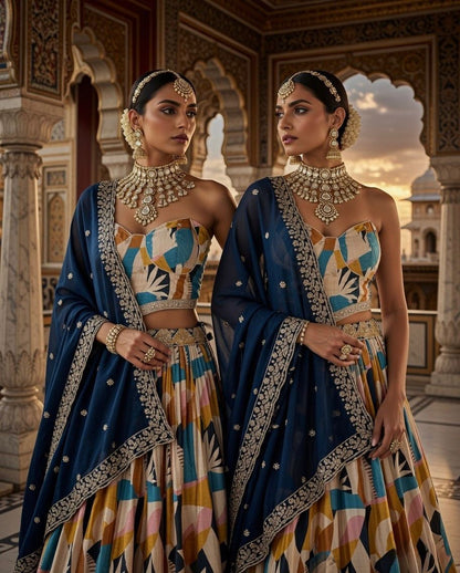 Wedding Pool Party Lehenga Set