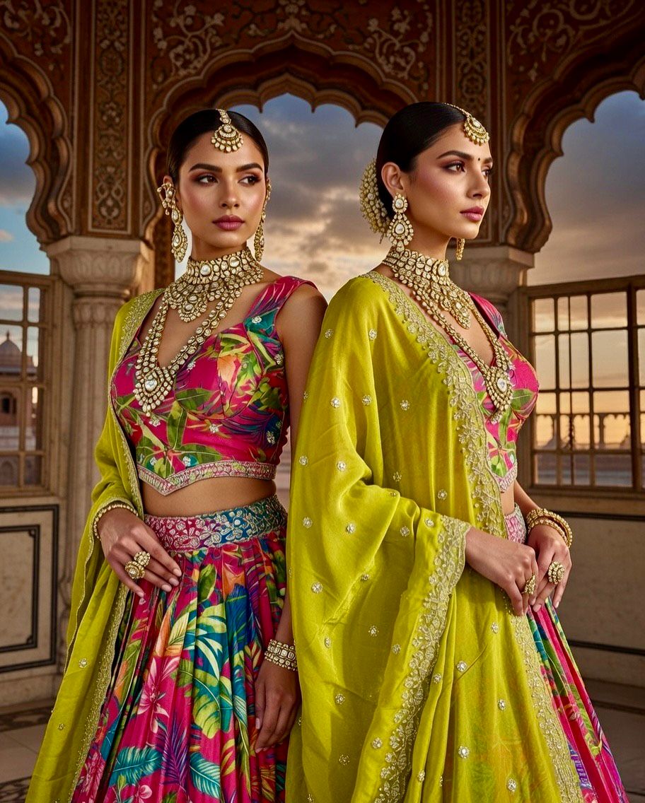 Wedding Pool Party Lehenga Set
