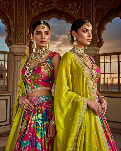 Wedding Pool Party Lehenga Set