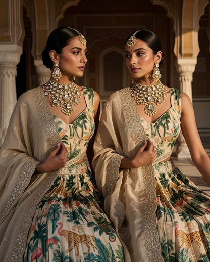 Wedding Pool Party Lehenga Set