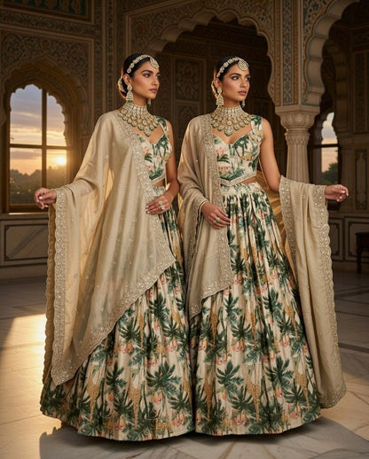 Wedding Pool Party Lehenga Set