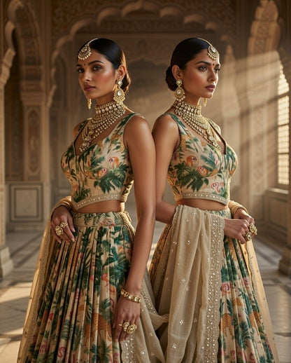 Wedding Pool Party Lehenga Set