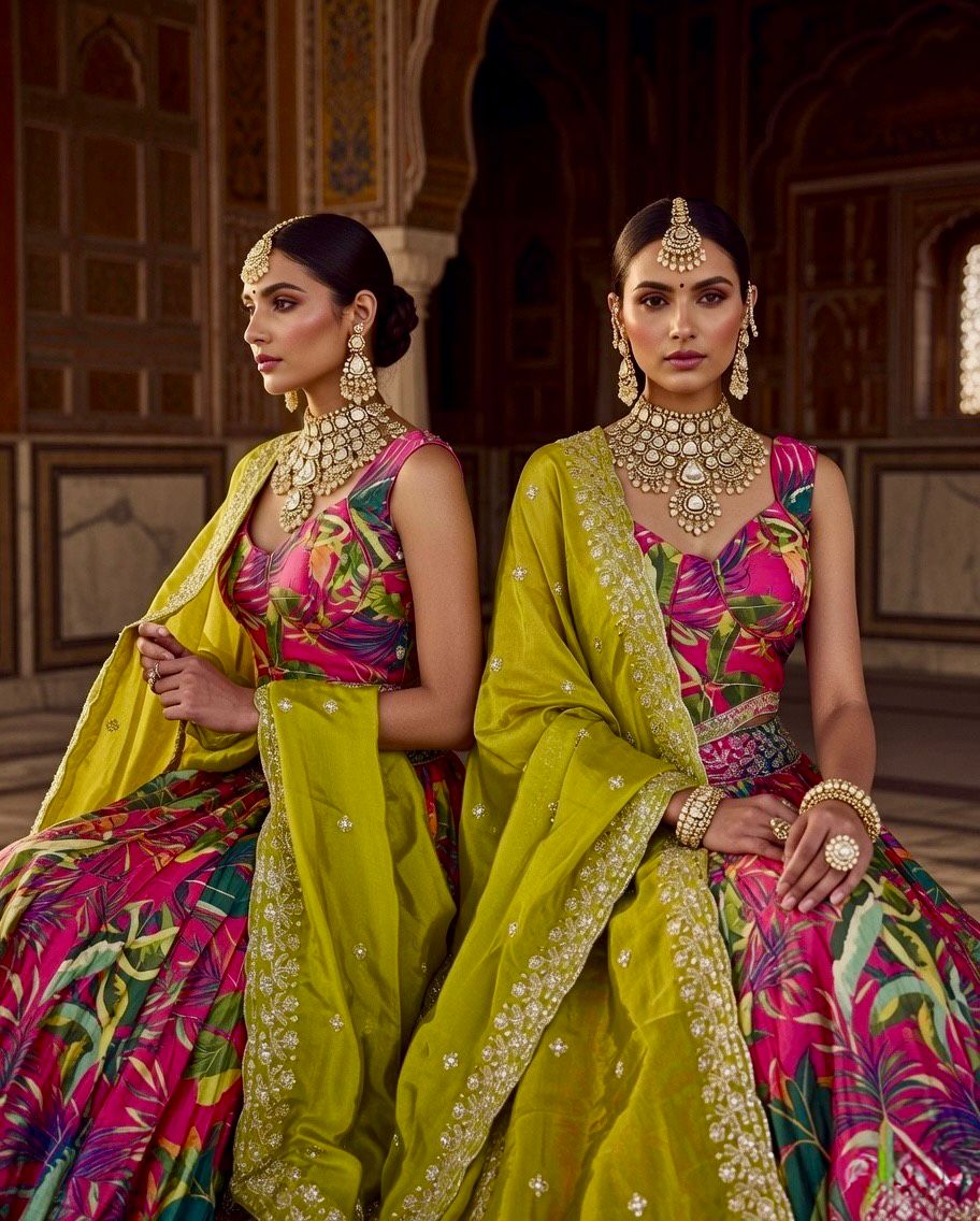 Wedding Pool Party Lehenga Set