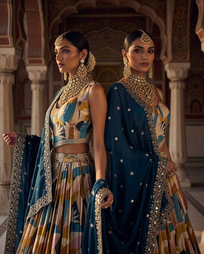 Wedding Pool Party Lehenga Set