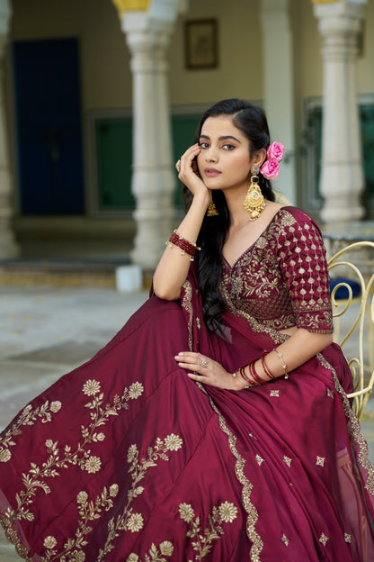 Wedding Special Lehenga | Rangoli Silk