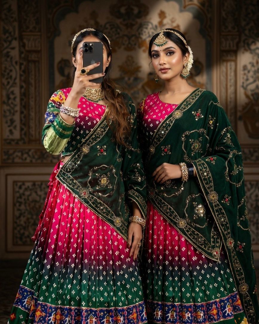 NEW ARRIVAL – Royal Gaji Silk Chaniya Choli Set
