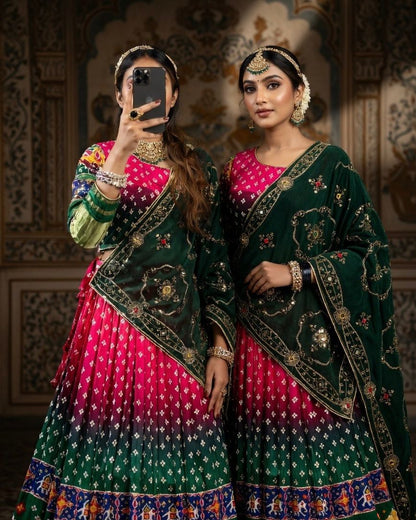 NEW ARRIVAL – Royal Gaji Silk Chaniya Choli Set