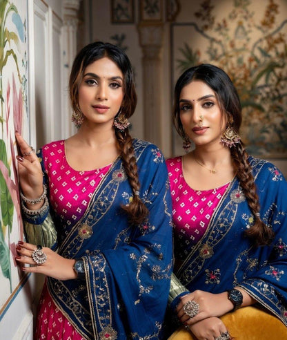 NEW ARRIVAL – Royal Gaji Silk Chaniya Choli Set