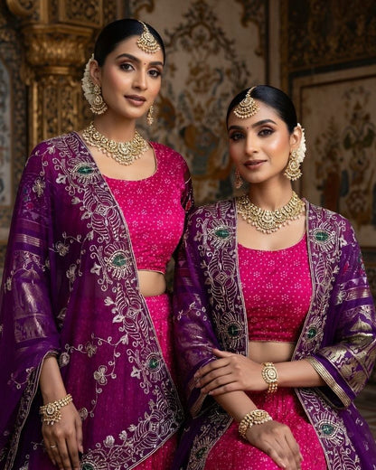 NEW ARRIVAL – Royal Gaji Silk Chaniya Choli Set