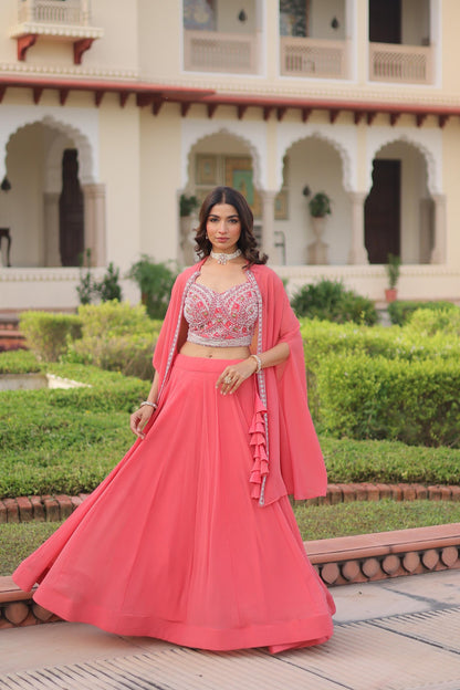 Indo Western Style Lehenga Choli | Georgette