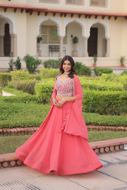 Indo Western Style Lehenga Choli | Georgette