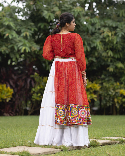Elegant Navratri look Chaniya Choli