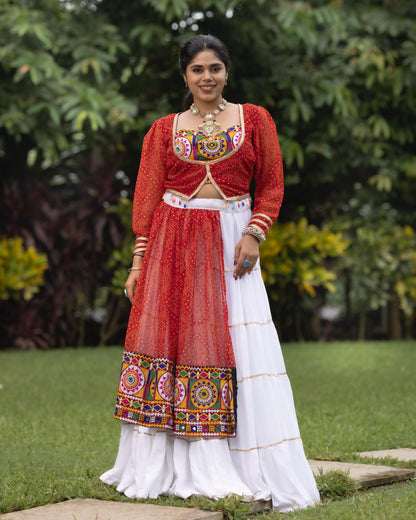 Elegant Navratri look Chaniya Choli