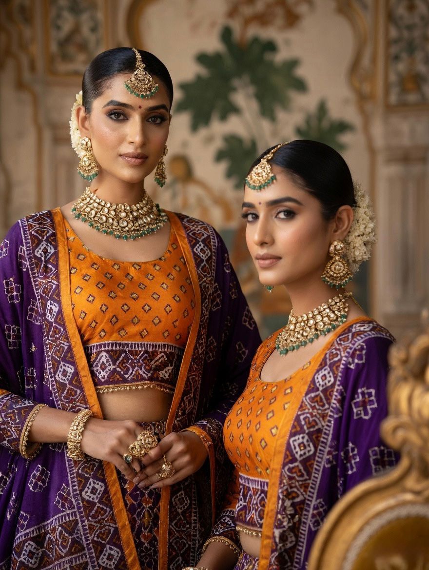 Patola Printed SIlk Lehenga
