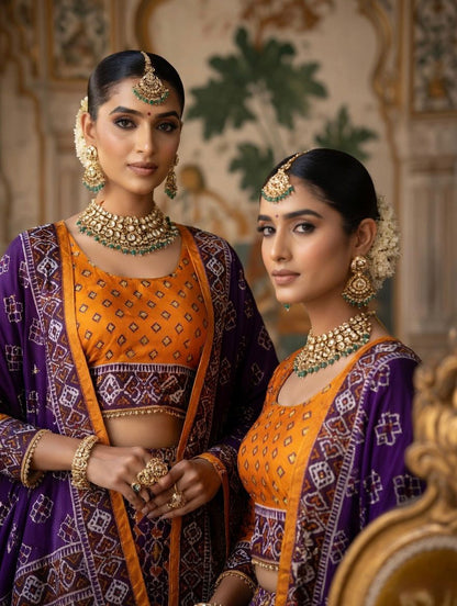 Patola Printed SIlk Lehenga