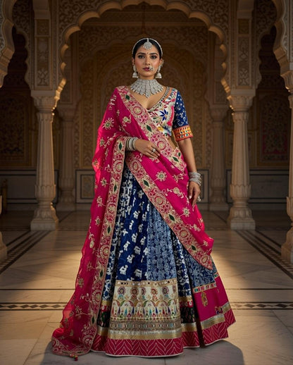 Royal Indigo | Navratri Chaniya Choli