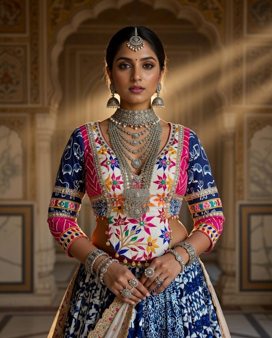 Royal Indigo | Navratri Chaniya Choli