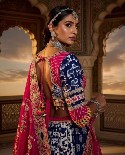 Royal Indigo | Navratri Chaniya Choli