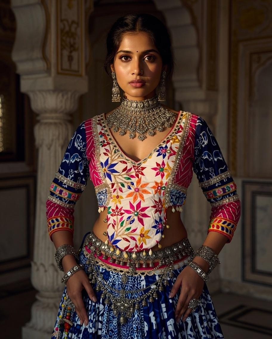 Royal Indigo | Navratri Chaniya Choli