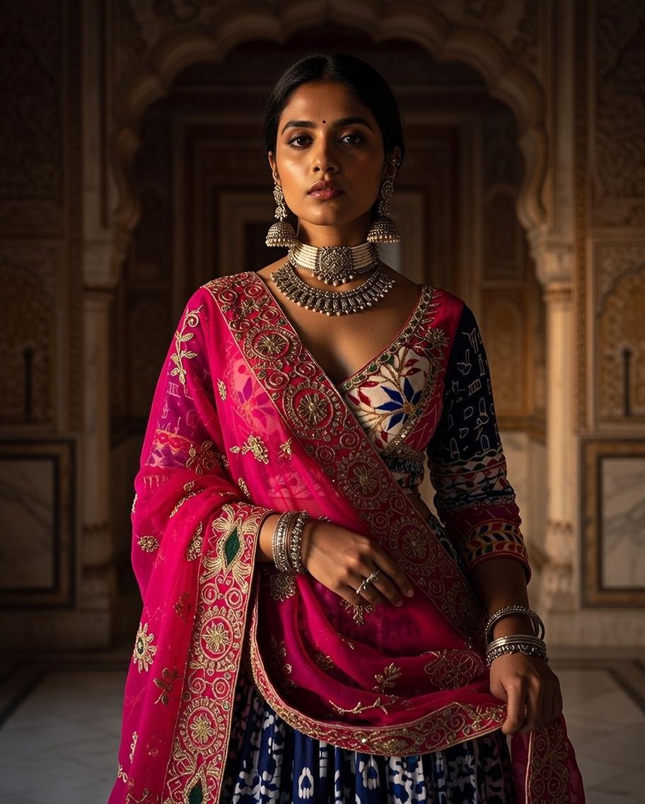 Royal Indigo | Navratri Chaniya Choli