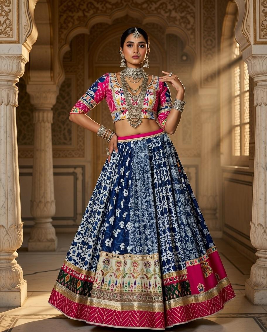 Royal Indigo | Navratri Chaniya Choli