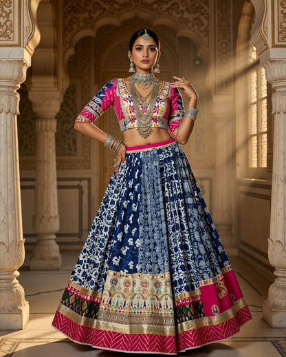 Royal Indigo | Navratri Chaniya Choli