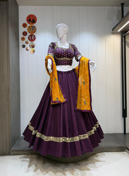 Navratri Special Mirror Work Chaniya Choli