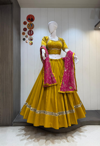 Navratri Special Mirror Work Chaniya Choli