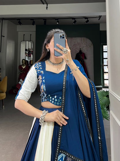 Blue Beauty for Garba Nights 💙 | Navratri Choli