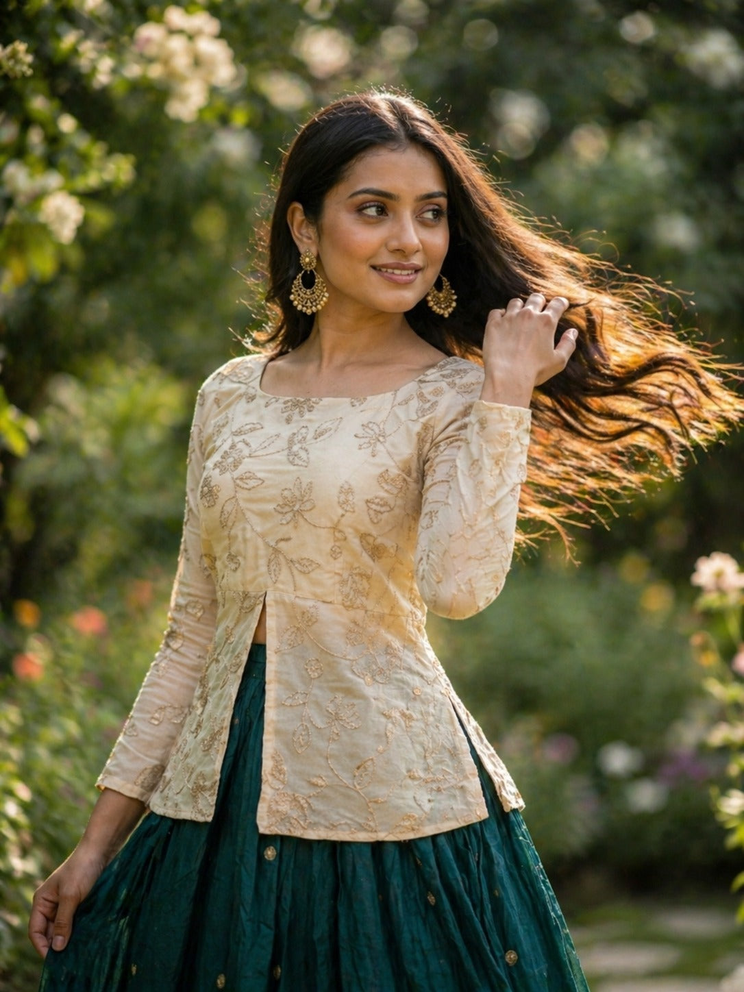Fendy Silk | Croptop Lehenga
