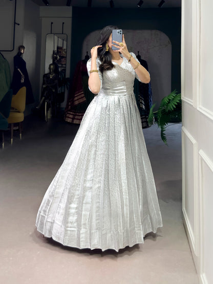 Kanjivaram Gown Koti Set