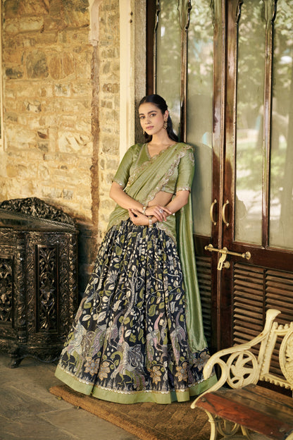 Kalamkari Lehenga Set
