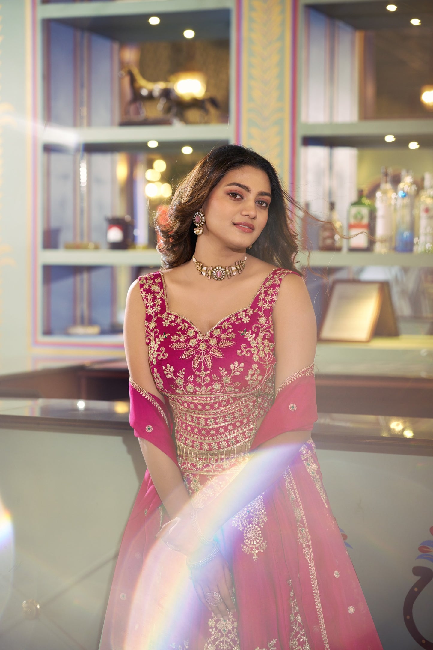 Wear this Naisha Lehenga Choli and shine with tradition