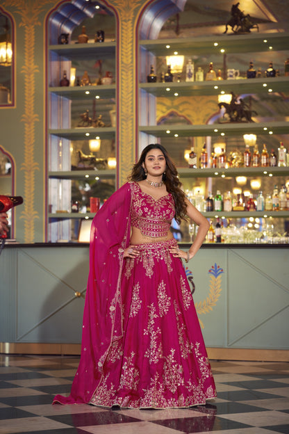 Wear this Naisha Lehenga Choli and shine with tradition