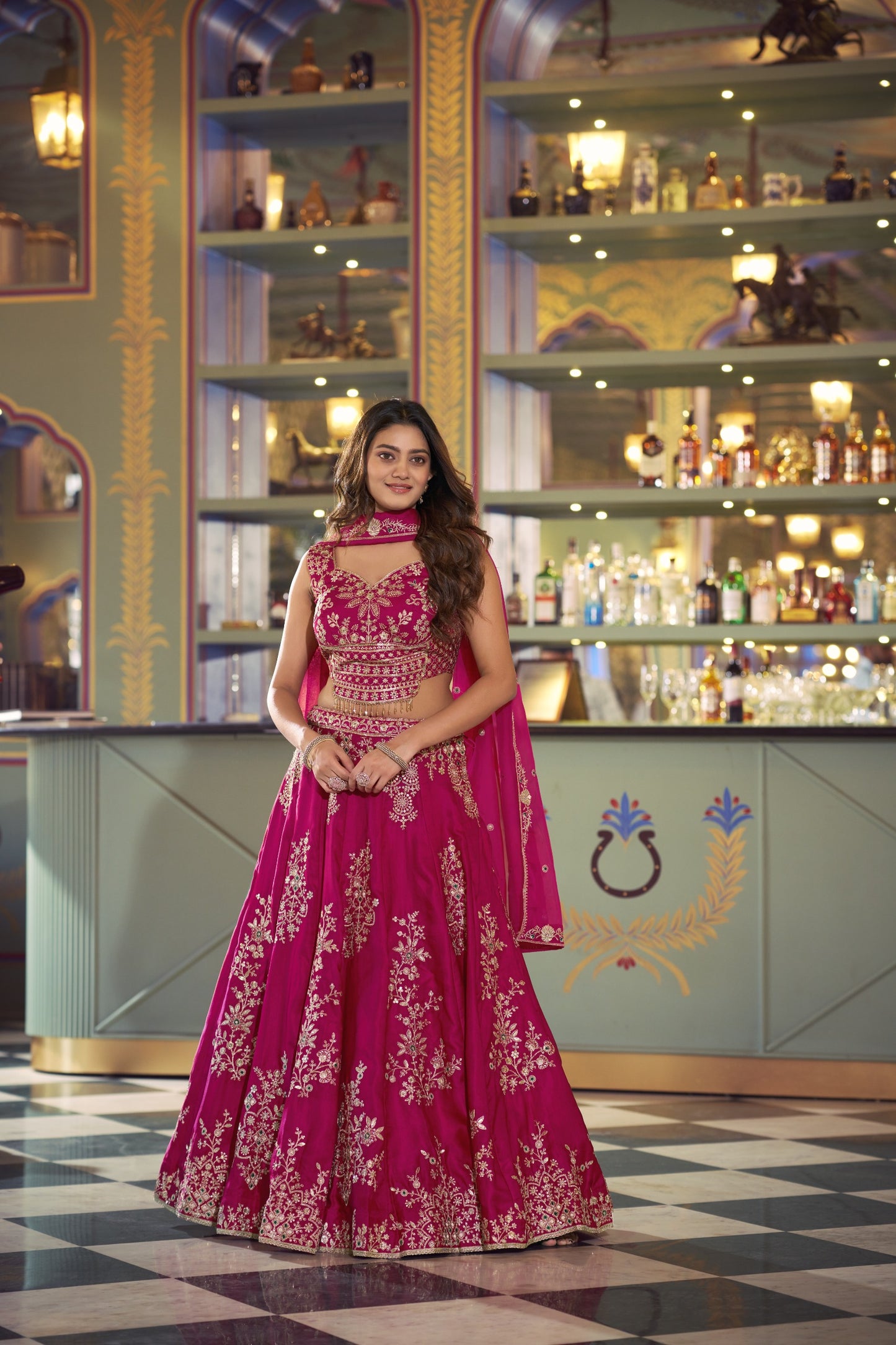 Wear this Naisha Lehenga Choli and shine with tradition