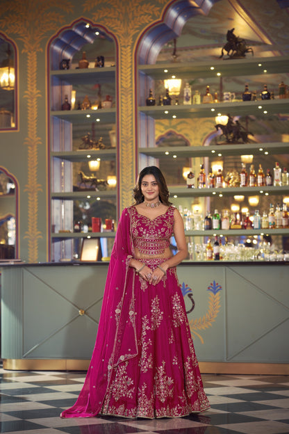 Wear this Naisha Lehenga Choli and shine with tradition