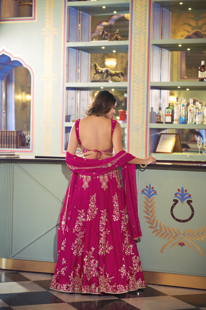 Wear this Naisha Lehenga Choli and shine with tradition