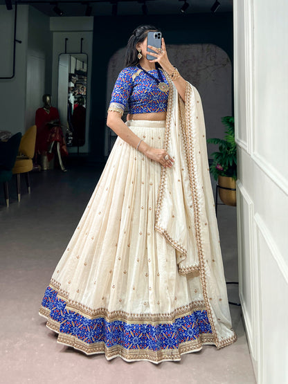 Royal Blue Lehenga Choli