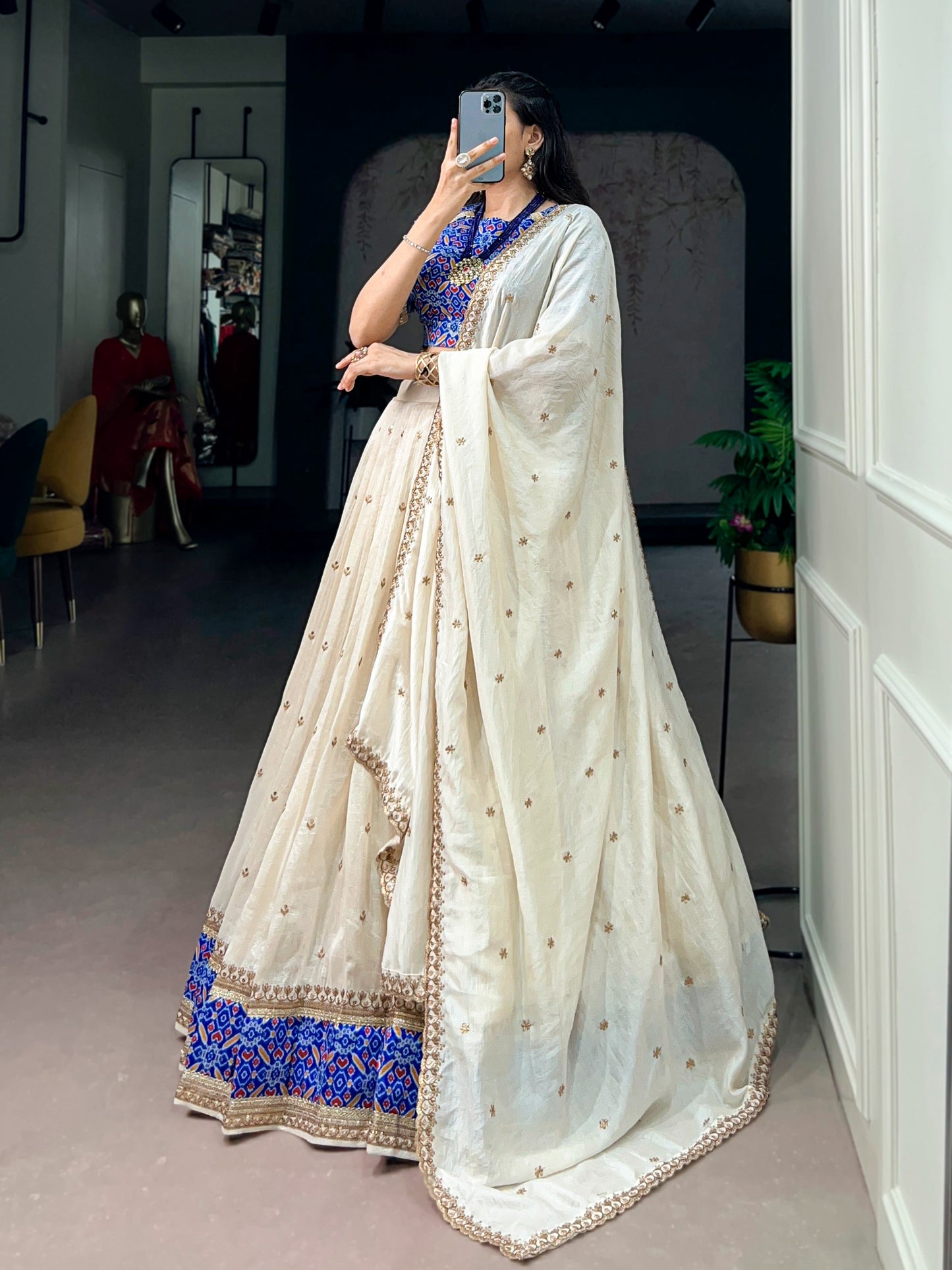 Royal Blue Lehenga Choli