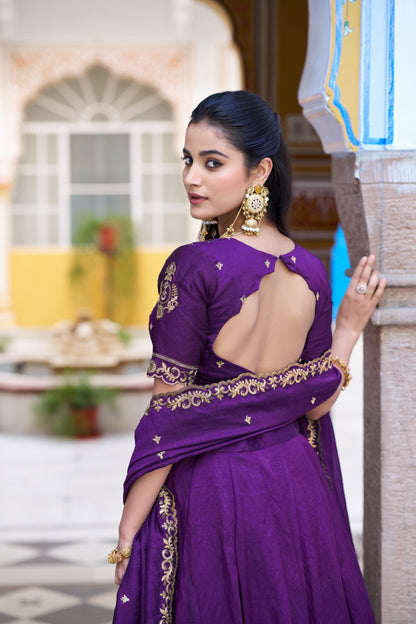 Emerald Royal Elegance | Wedding NC Silk Lehenga |
