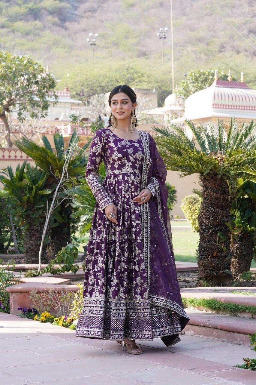 Viscose Gown Set