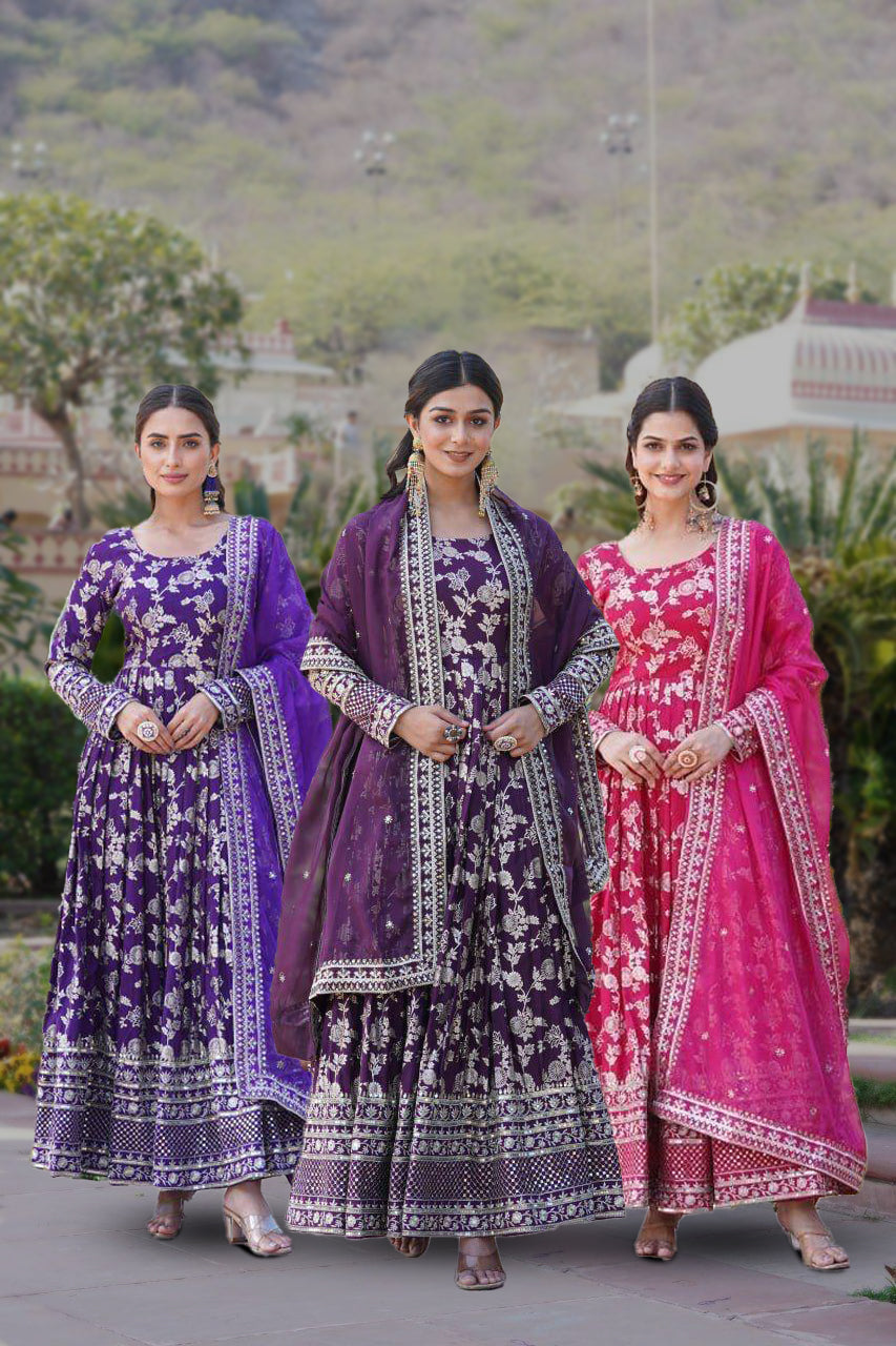 Viscose Gown Set