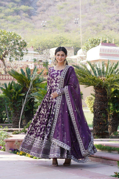 Viscose Gown Set